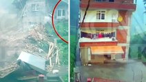 Felaket böyle gelmiş! Rize'de 6 kişiyi hayattan koparan heyelan anı kamerada