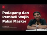 Pedagang dan Pembeli Wajib Pakai Masker | Katadata Indonesia