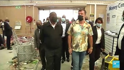 Calm restored to most places in South Africa, president says