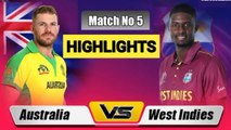 wi vs aus 5th t20 highlights | aus vs wi t20 highlights | wi vs aus 2021 t20 highlights