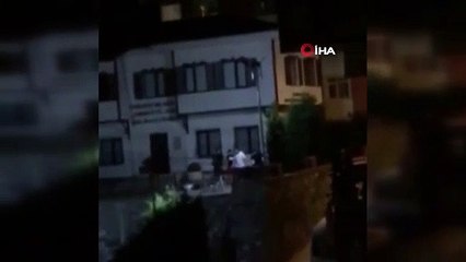 Ümraniye’de yumrukların uçuştuğu kavga kamerada