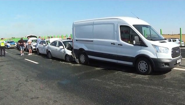 В Румынии столкнулись 55 машин