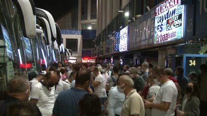 Esenler 15 Temmuz Demokrasi Otogarında bayram yoğunluğu