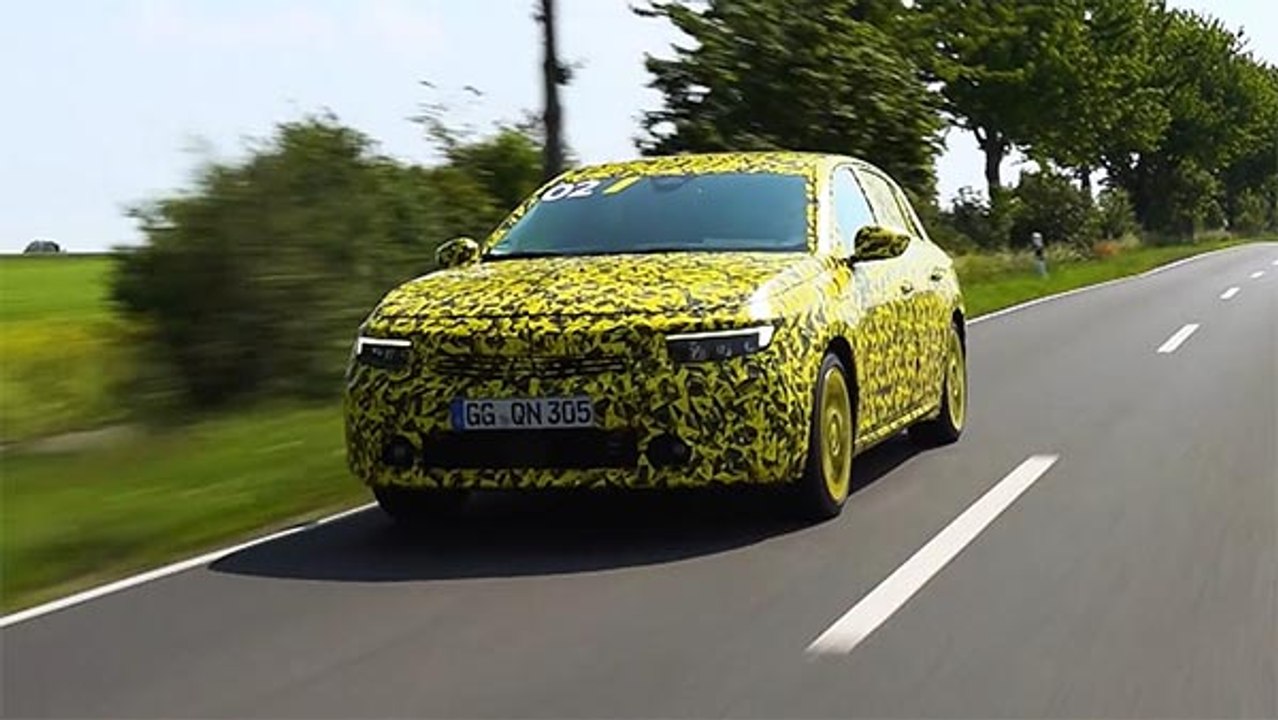 Brandneuer Opel Astra - Validierungsfahrt