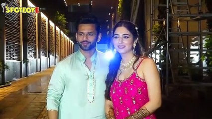 Rahul Vaidya Disha Parmar Wedding- Disha Looks Pretty In Pink; Bride To Be Shows Off Her Mehendi