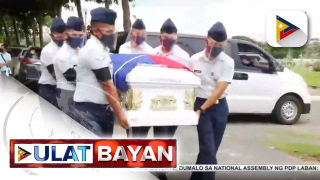 Sundalong kabilang sa namatay sa C-130 aircraft crash, inilibing sa Libingan ng mga Bayani; isang miyembro ng PHL Army na nagpapagaling sa ospital, binawian din ng buhay