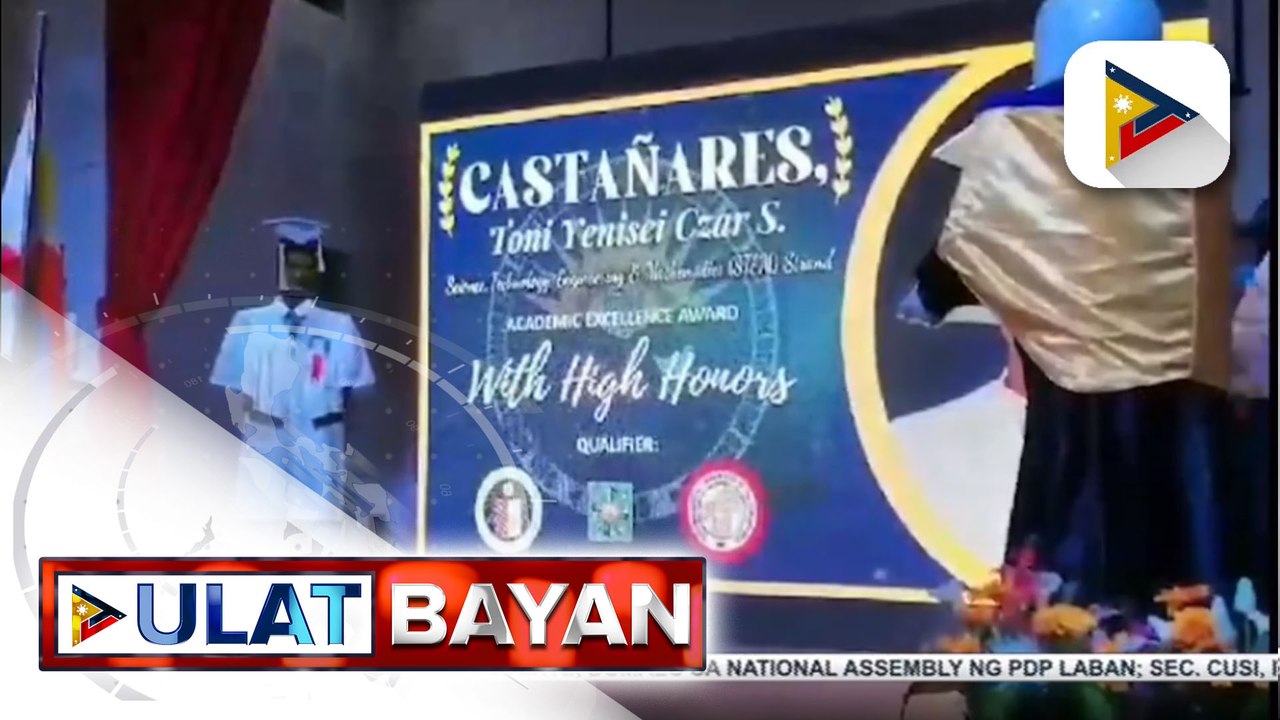 Virtual graduation ceremony, isinagawa sa Taguig; isang robot, naging representative ng graduates