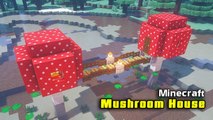 ⚒ Minecraft Survival MUSHROOM HOUSE Tutorial ⚒ How to Build Starter House in Minecraft #19
