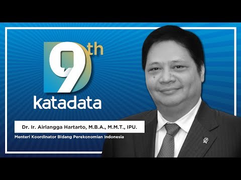 HUT Katadata-9: Menteri Koordinator Bidang Perekonomian Indonesia - Airlangga Hartarto