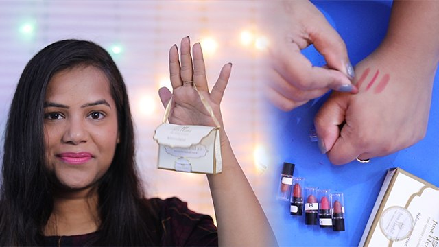 Just Herbs Ayurvedic Mini Lipstick Review & Swatches| All Shades| Lipstick Review । Boldsky