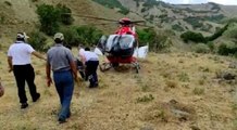 Son dakika haber: DAĞDA RAHATSIZLANDI, AMBULANS HELİKOPTERLE HASTANEYE ULAŞTIRILDI