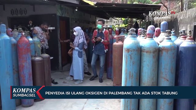 Penyedia Isi Ulang Oksigen Di Palembang Tak Ada Stok Tabung