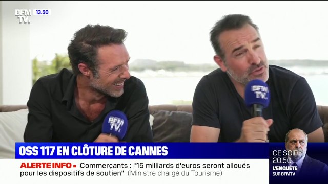 Nicolas Bedos et Jean Dujardin, duo de choc aux commandes d' OSS 117 3