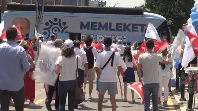 Memleket Partisi Genel Başkanı İnce, partisinin il ve merkez ilçe binasını açtı