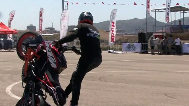 AFYONKARAHİSAR - Motosiklette Avrupa Akrobasi Şampiyonası, Afyonkarahisar'da başladı
