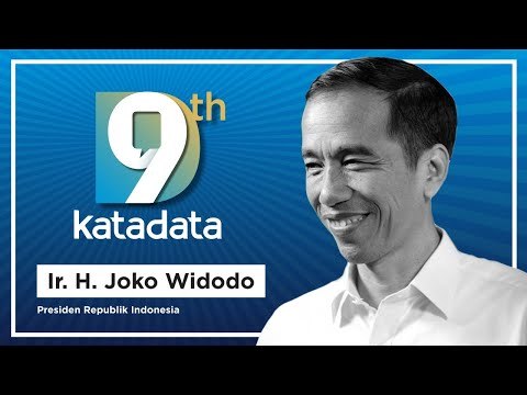HUT Katadata-9: Presiden RI Ir. H. Joko Widodo| Katadata Indonesia