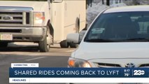 Shared rides coming back to Lyft