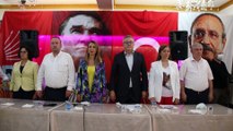 UŞAK - CHP Kadın Kolları Genel Başkanı Nazlıaka, ziyaretlerde bulundu