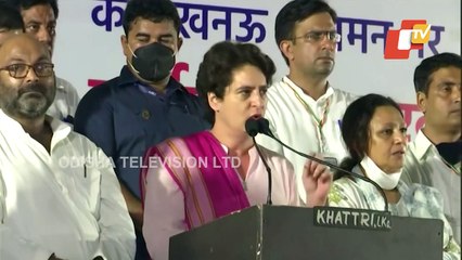 Priyanka Gandhi Vadra Addresses Party Workers In Lucknow