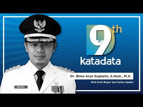 HUT Katadata-9: Wali Kota Bogor dan Ketua Apeksi - Bima Arya Sugiarto