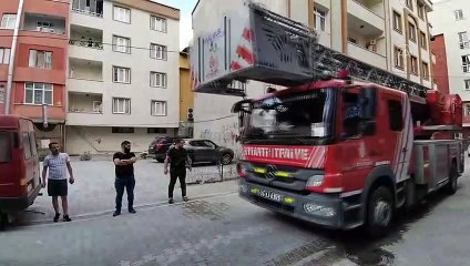 İtfaiye erleri yangının ortasında kalan yavru kedileri böyle kurtardı