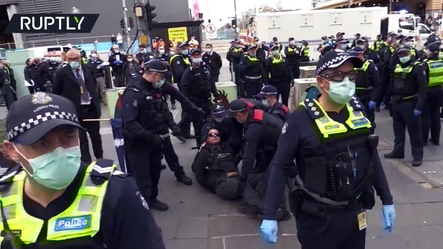 Residents of Melbourne take to the streets in rally against new round of lockdowns.
