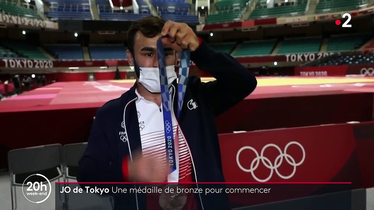 Tokyo 2020 : le judoka Luka Mkheidze offre à la France une première médaille