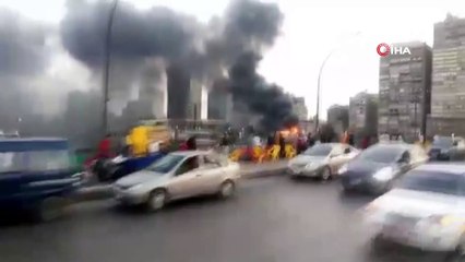 - Nil Nehri’nde gemi alev alev yandı