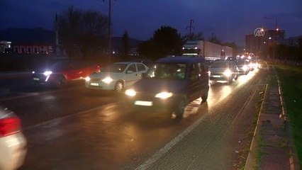 AFYONKARAHİSAR - Kurban Bayramı tatili dönüşü dolayısıyla trafik yoğunluğu yaşanıyor