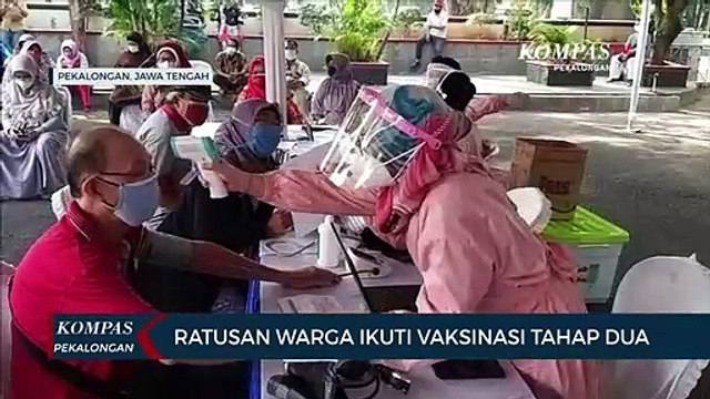 Ratusan Warga Pekalongan Ikuti Vaksinasi Tahap Dua