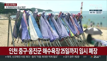 "파라솔·샤워장 금지"…인천 해수욕장 임시 폐장
