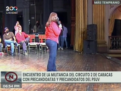 PSUV realiza encuentro con la militancia, precandidatos y precandidatas del Circuito 2 de Caracas