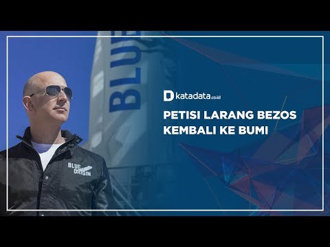 Petisi Larang Bezos Kembali Ke Bumi | Katadata Indonesia