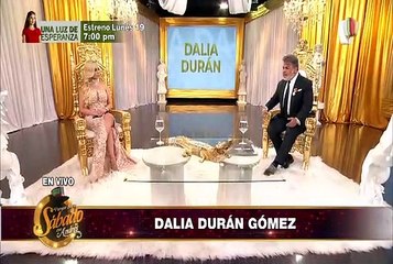 Dalia Durán en exclusiva en Porque Hoy es Sábado con Andrés