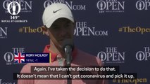 McIlroy understands the risks ahead of the Olympics