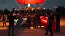 Kapadokya’da Türkiye ve Guatemala bayrakları gökyüzünde dalgalandı