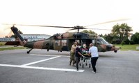 Son dakika haberleri | Şelalede ayağını kırdı, askeri helikopterle kurtarıldı