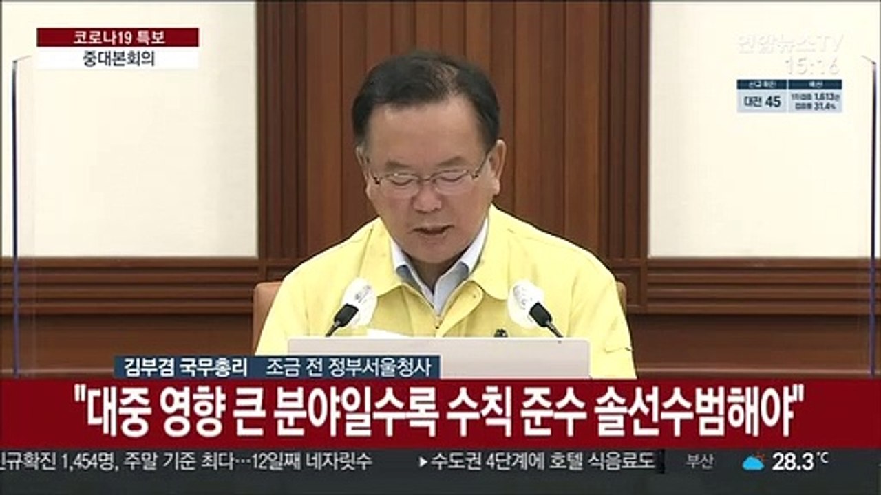 [현장연결] 김총리 "내일부터 비수도권 사적모임 4인까지 허용"
