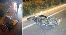 Yaya geçidinde motosikletin çarptığı yaya öldü