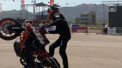Motosiklette Avrupa Akrobasi Şampiyonası, Afyonkarahisar'da başladı