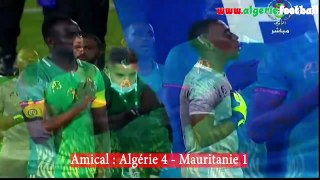 Algérie 4 - Mauritanie 1  : Résumé du match et la réaction de Belmadi