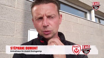 STÉPHANE DUMONT après NANCY-EAG 2-2