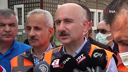 Bakan Adil Karaismailoğlu: Ortalığı önemli ölçüde topladık; Acil ihtiyaçları giderdik