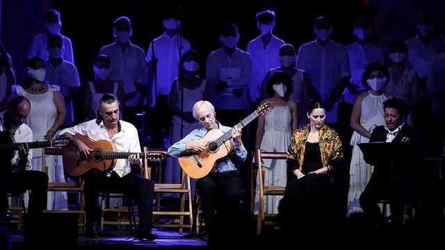 Concierto 'Réquiem por la tierra' de Paco Peña en la Mezquita Catedral de Córdoba