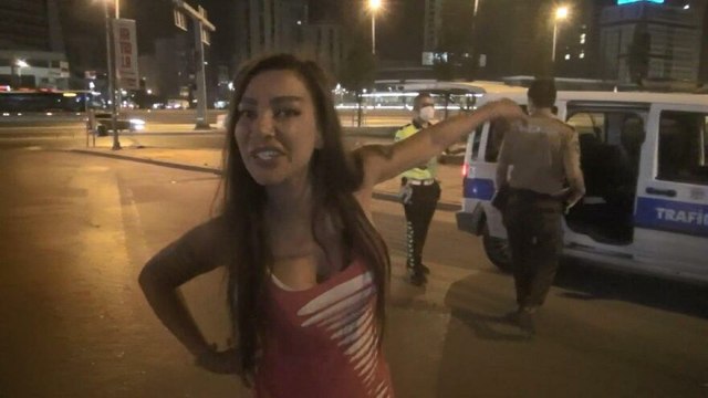 Alkollü kadın sürücü ortalığı birbirine kattı