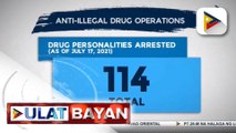 114 drug suspects, arestado sa buy bust ops ng PNP at PDEA