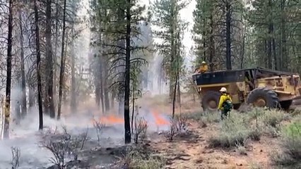 A rekordmeleg után ezúttal erdőtűz van Oregonban