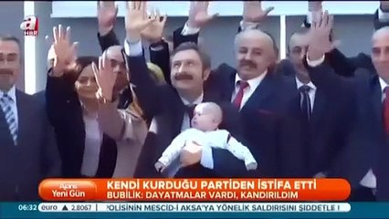 Bubilik, Tuzluk Partisi'nden neden istifa ettiğini açıkladı