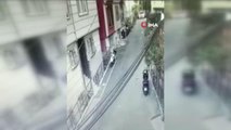 Şişli'de motosiklet hırsızlığı kamerada