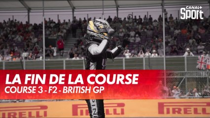 La fin de la course 3 de F2 au British GP